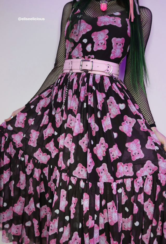 Gummie Guts Sheer Midaxi Dress