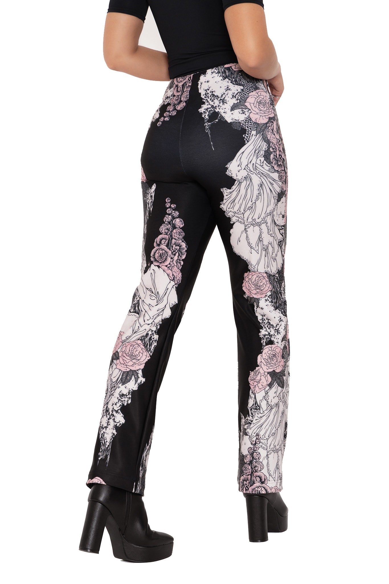 Burial Games High Waisted Straight Leg Pants – BlackMilk Clothing