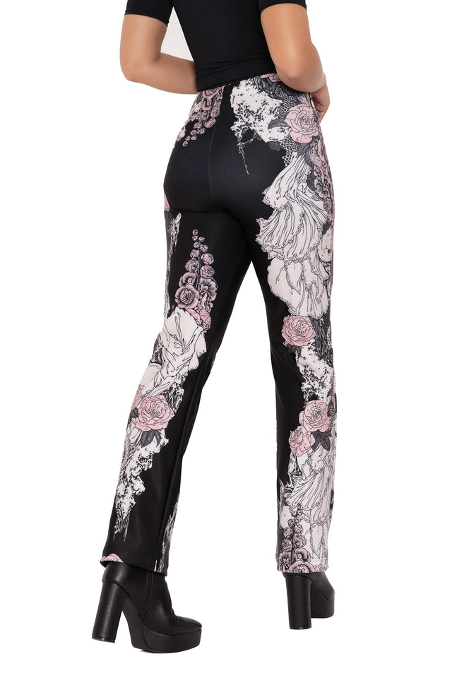 BlackMilk Clothing - Takato Yamamoto Burial Games High Waisted Straight Leg Pants