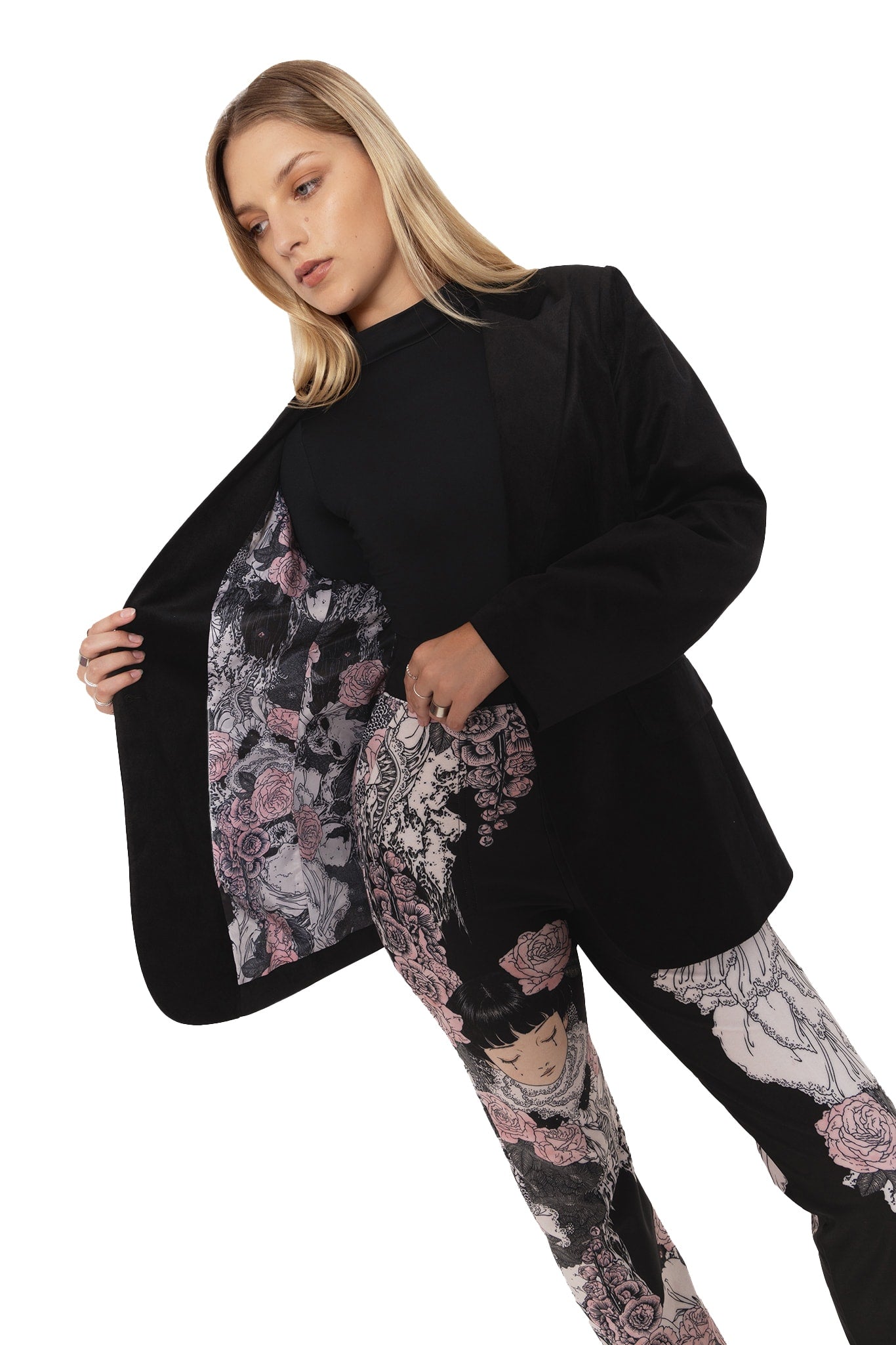 Burial Games High Waisted Straight Leg Pants – BlackMilk Clothing