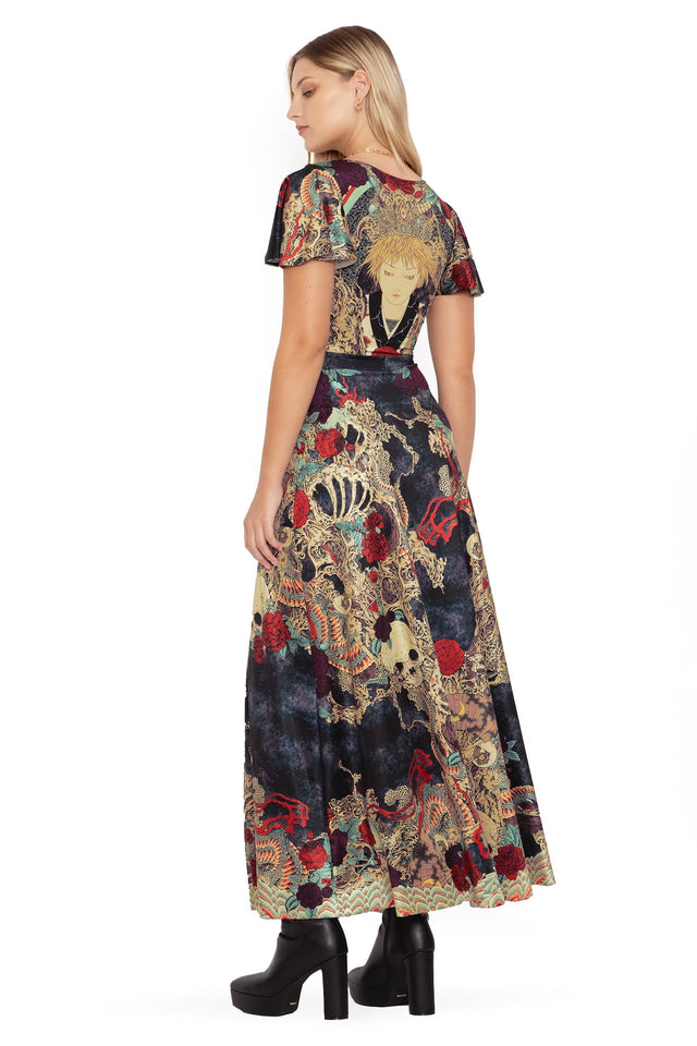 BlackMilk Clothing - Takato Yamamoto Shu-Ra Rio Maxi Dress