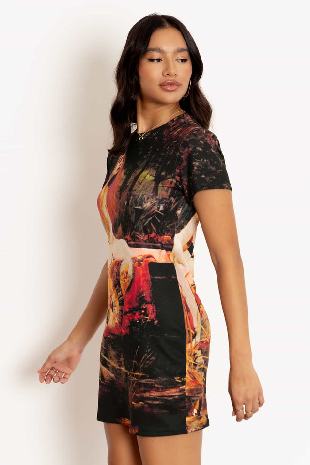 The Lady Of Shalott Tee Dress - Limited BlackMilk Clothing The Lady Of Shalott Tee Dress - Limited BlackMilk Clothing