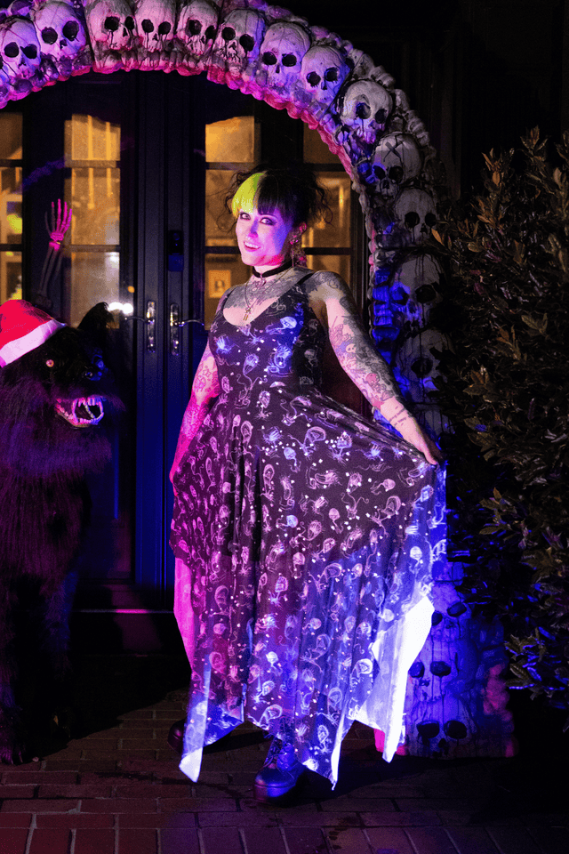 Venus Flytrap Handkerchief Dress