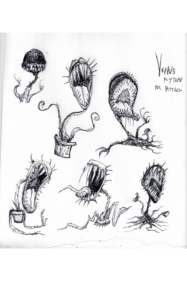 Venus Flytrap Handkerchief Dress