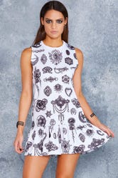 BEWITCHED BROOCHES FRILLER DRESS