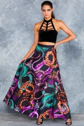 VINTAGE VIPERS MAXI SKIRT