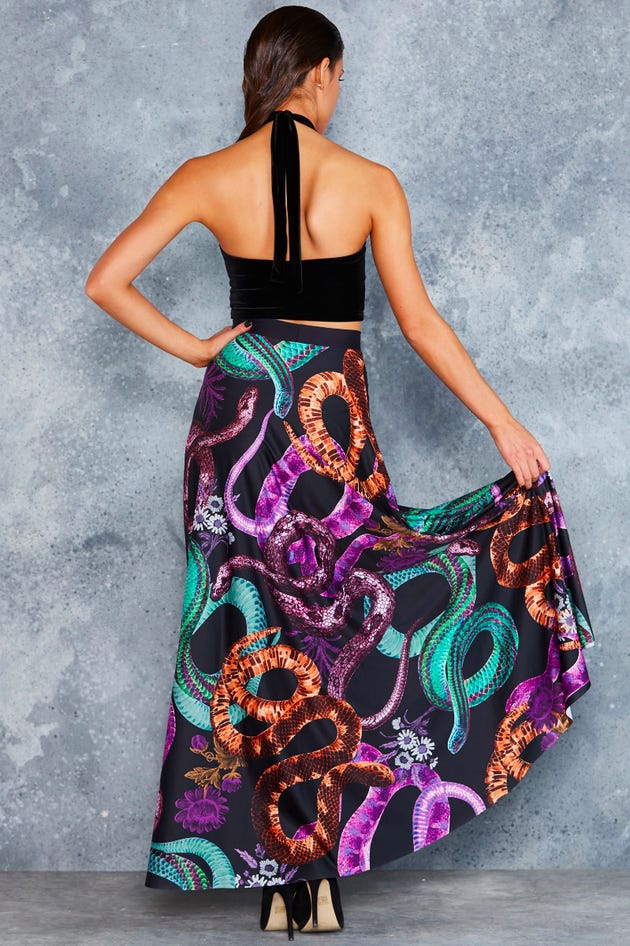 VINTAGE VIPERS MAXI SKIRT