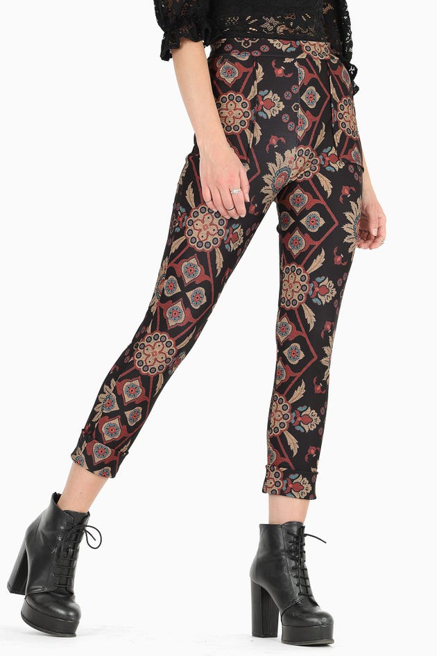 Not Actually Tapestry Cuffed Pants - Limited