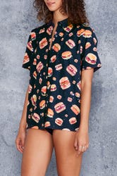 Burgers In Space BBQ Shirt