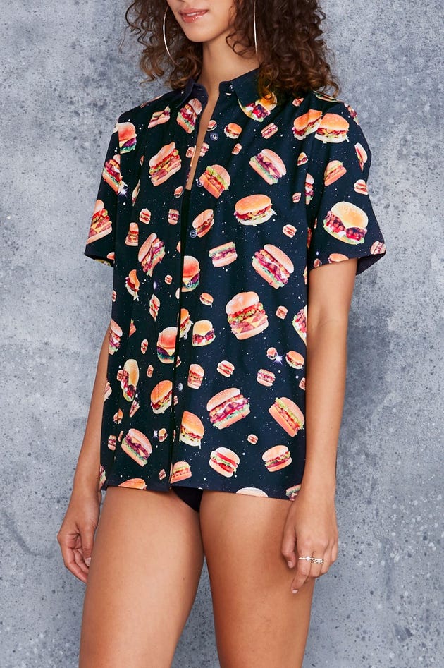 Burgers In Space BBQ Shirt