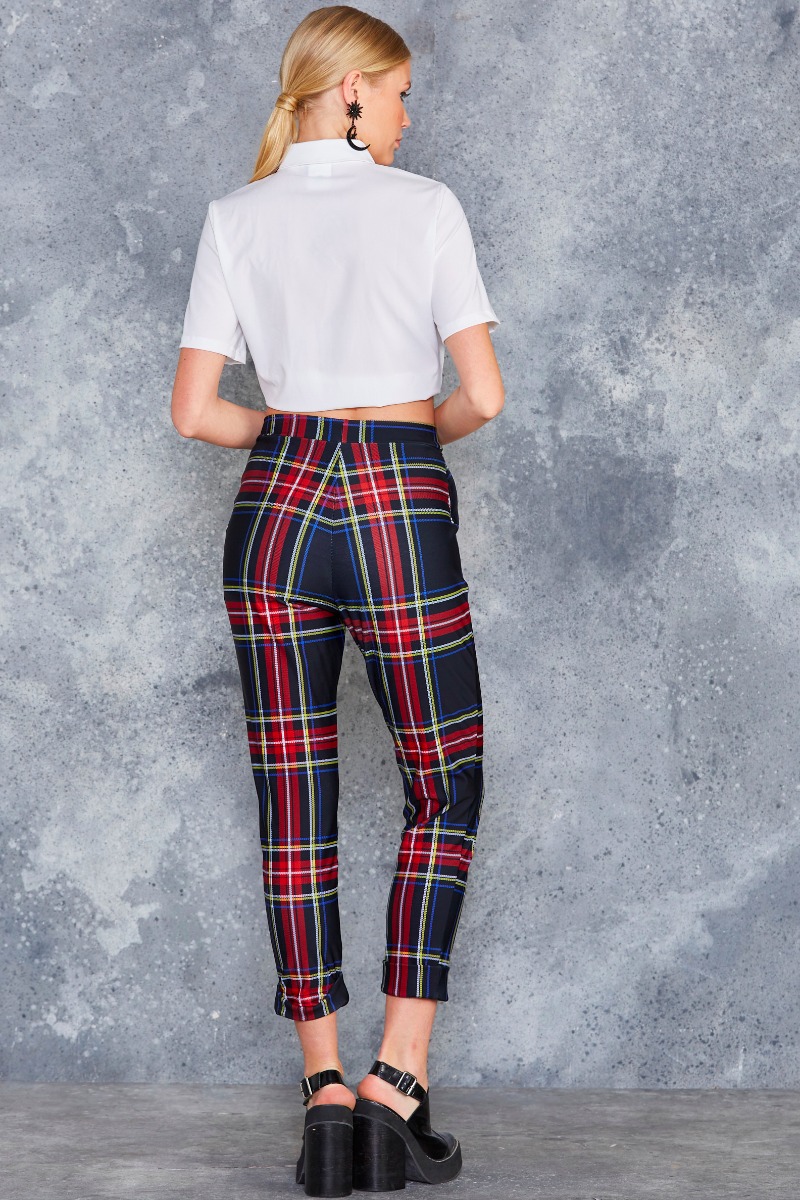 Plus Size Plaid Pants Outfit Ideas  Alexa Webb