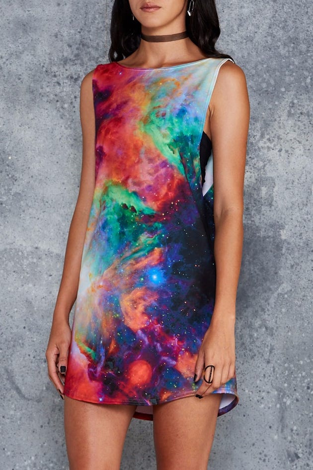 Galaxy Rainbow Tank Dress