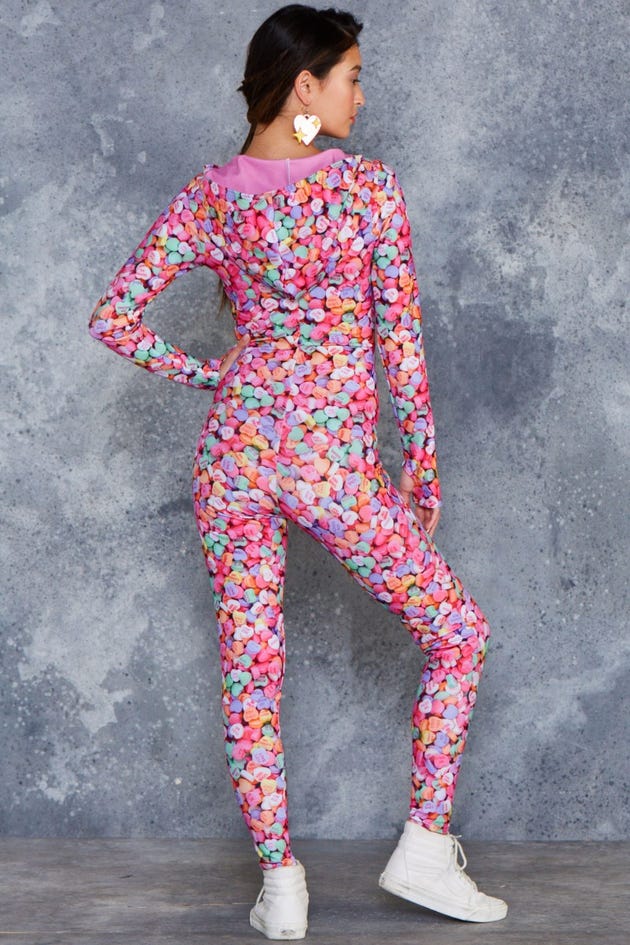 Candy Hearts Snuggle Suit