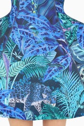 Hyper Jungle Vs Big Blue Cat Inside Out Dress