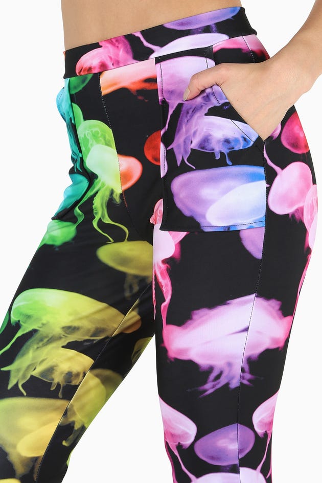 Jellyfish Rainbow Cuffed Pants