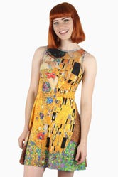 Der Kuss Vs Klimt Mother And Child Inside Out Shift Dress