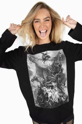 The Fall Of The Rebel Angels Patch Sweater