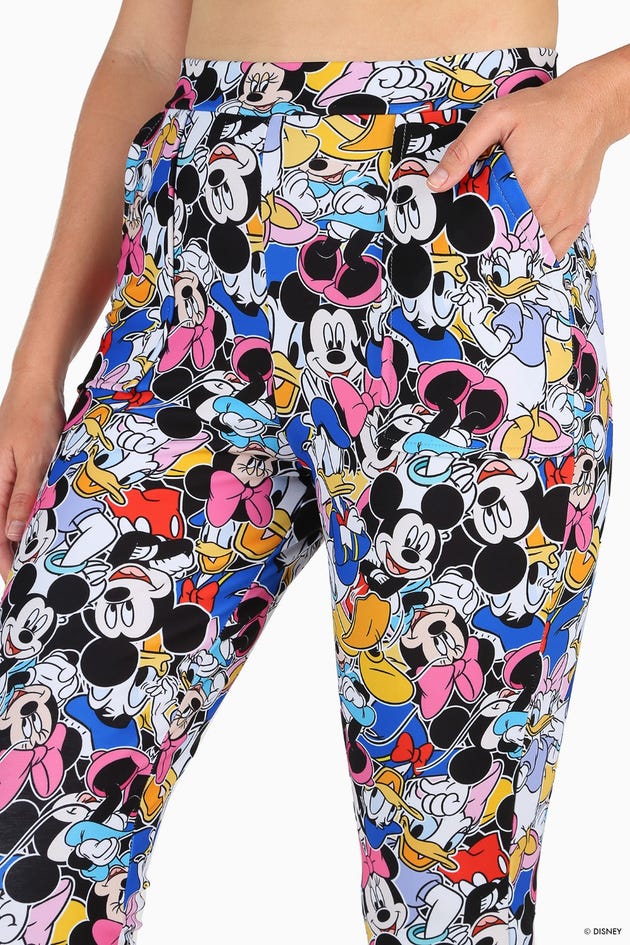 Sticker Mickey And Friends Cuffed Pants - Limited