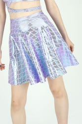 Mermaid Lilac Pocket Skater Skirt