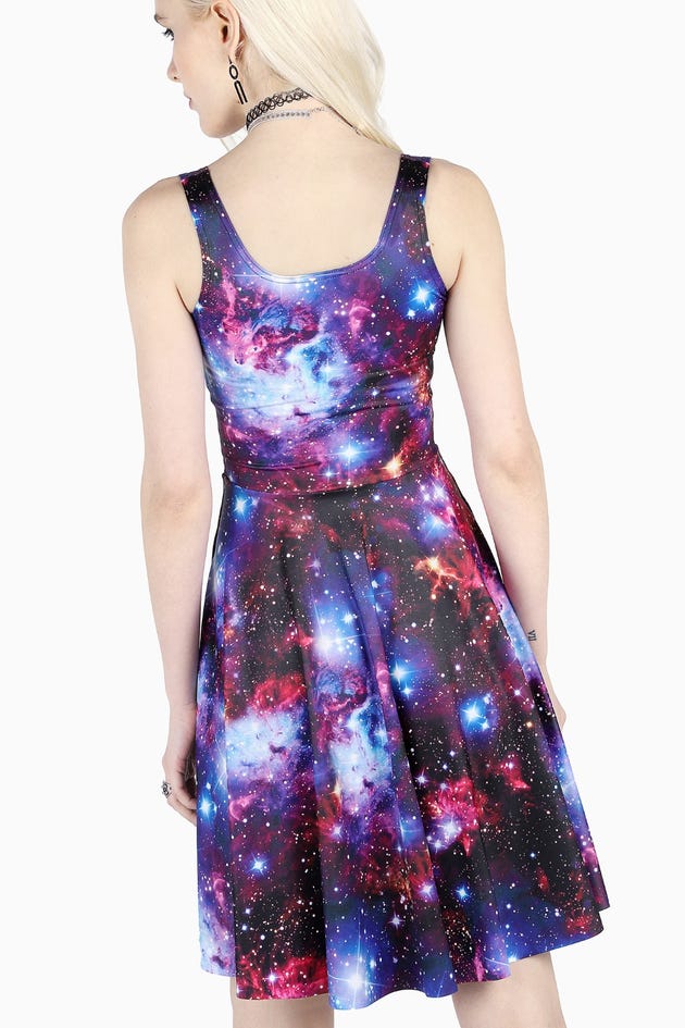 Galaxy Amethyst Scoop Longline Dress