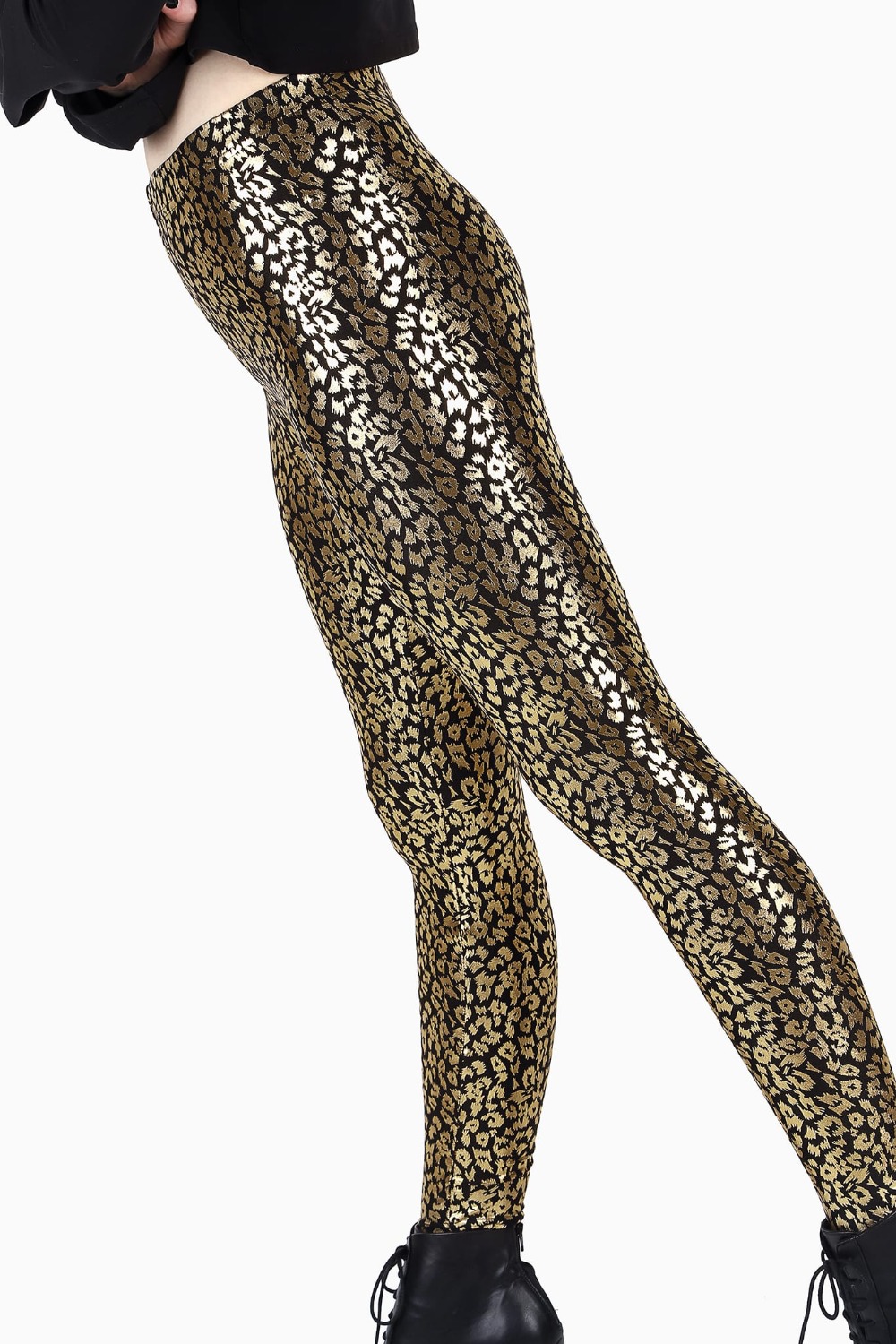 MICHAEL Michael Kors Cheetah Stripe Leggings | Bloomingdale's
