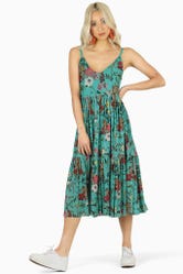 Tropical Tiger Sheer Midaxi Dress - Limited