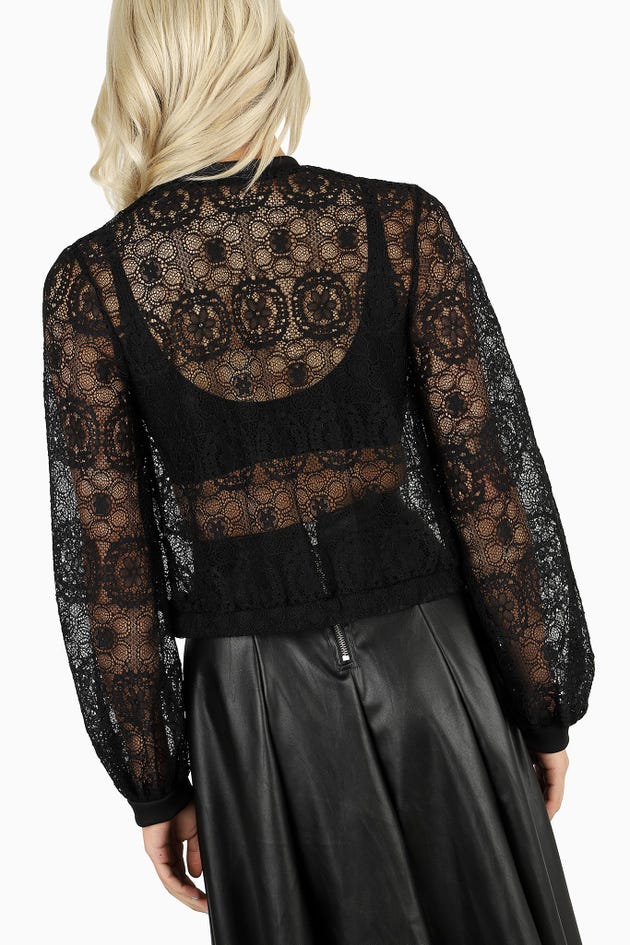 The Widow Lace Bomber Jacket