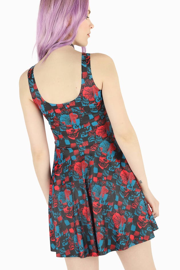 Time To Float Reversible Skater Dress - Limited