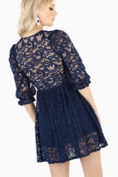 Once Upon A Time 3/4 Sleeve Dress