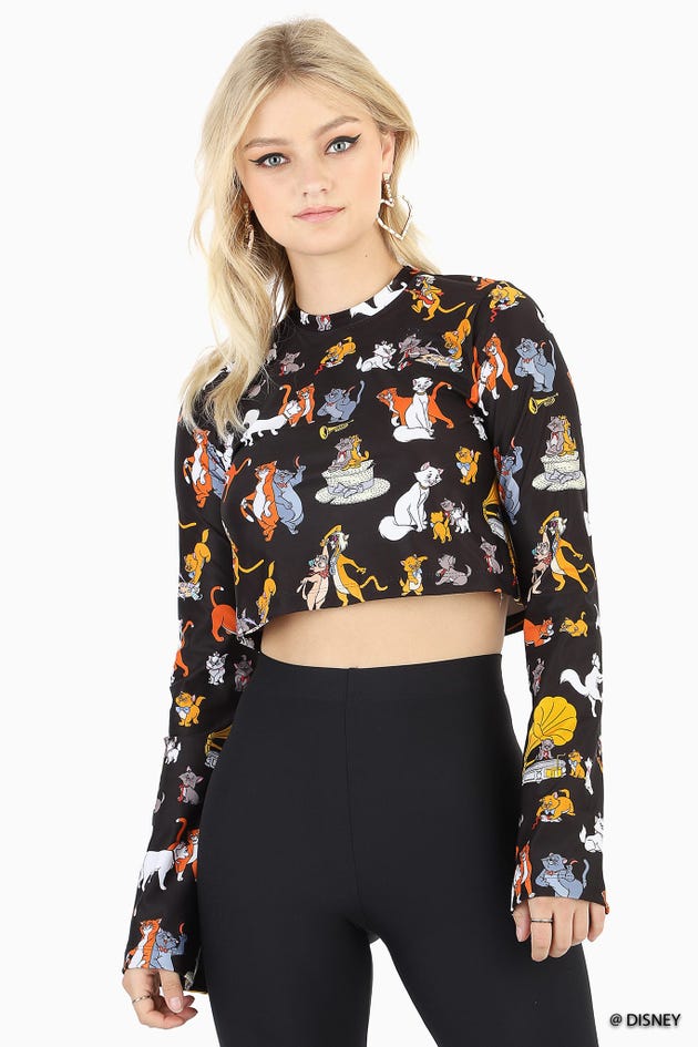 Aristocats Church Bells Cropped Sweater - Limited