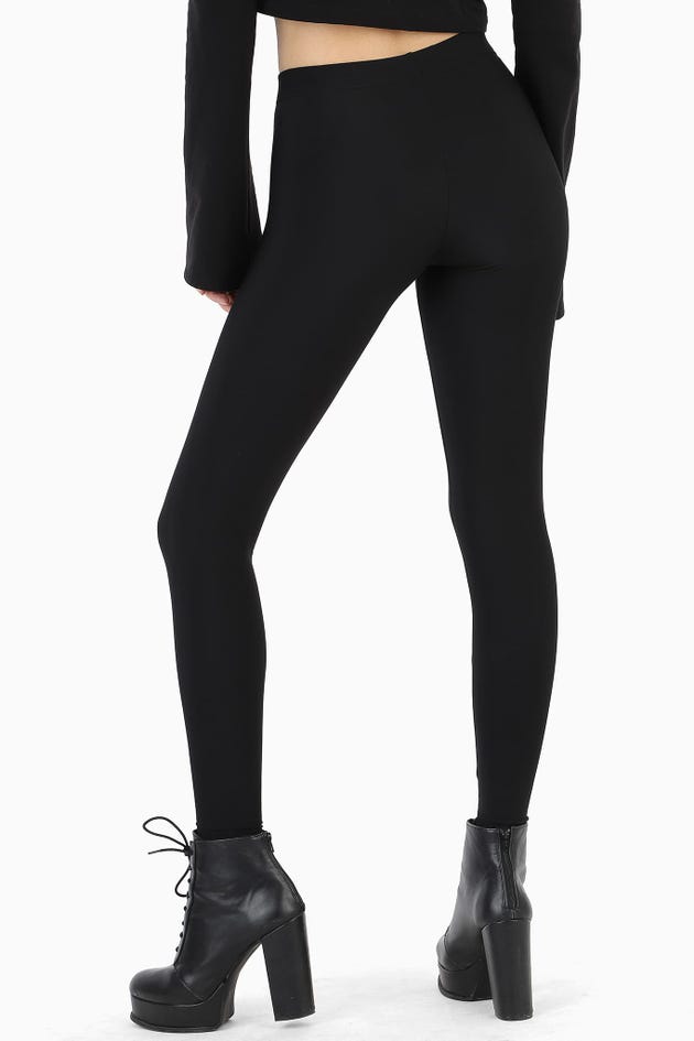 2 Pack 'Black Rampage Comfy Fleece Lined Leggings Fits Most polyester  Spandex