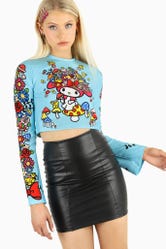 My Melody Mariland Church Bells Cropped Sweater