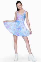 So Cute I Could Fly Little Twin Stars Scoop Skater Dress