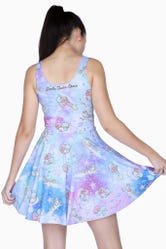 So Cute I Could Fly Little Twin Stars Scoop Skater Dress