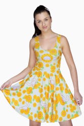 Cinnamoroll Sunflowers Scoop Longline Dress
