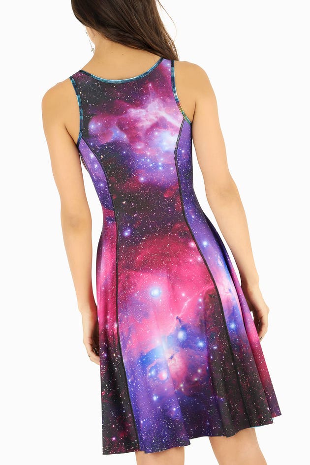 Hell Yeah Vs Galaxy Purple Longline Inside Out Dress