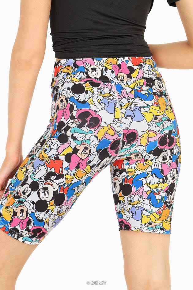 Buy Womens Mickey Minnie & Friends Bike Shorts,mickey Biker Shorts
