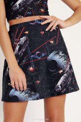 Death Star Battle A-Line Skirt