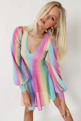 Rainbow Icecream Romance Dress