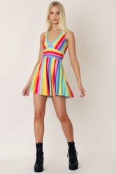 Candy Stripe Marilyn Dress