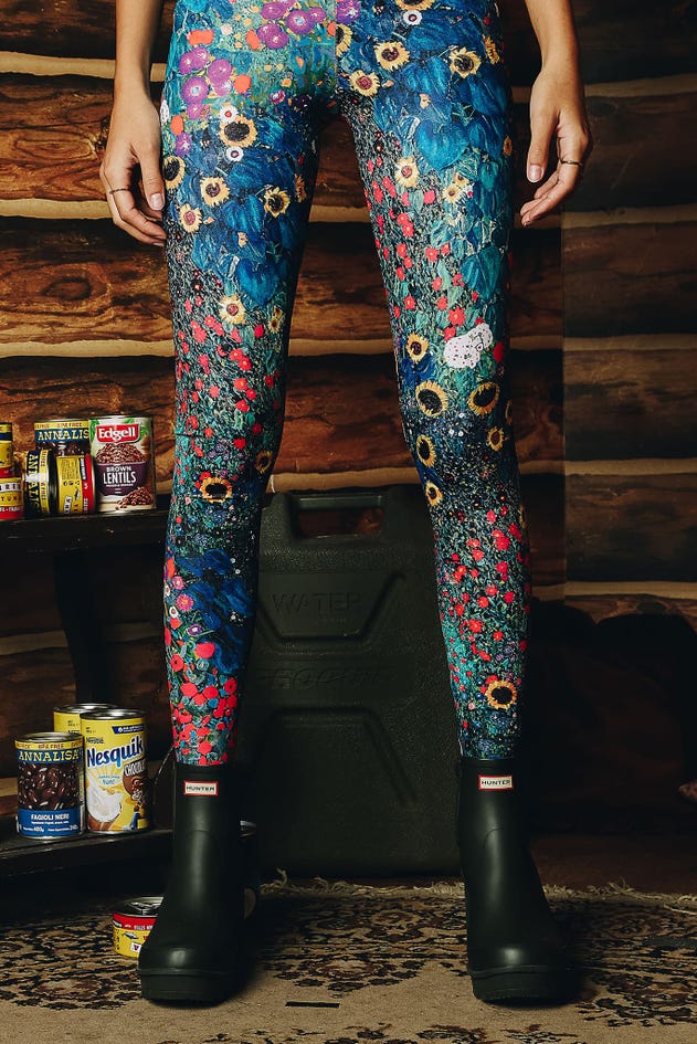 Klimt Collage HWMF Leggings