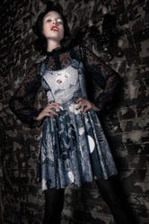 Vampire Spellbound Vs Sacred Moon Inside Out Dress