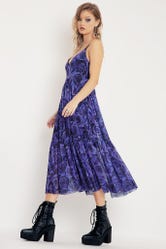 Royal Rose Sheer Midaxi Dress - Limited