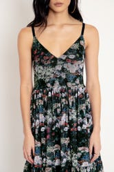 Take My Monet Tier Sheer Midaxi Dress - Limited