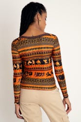 Olympus Revisited Long Sleeve Top