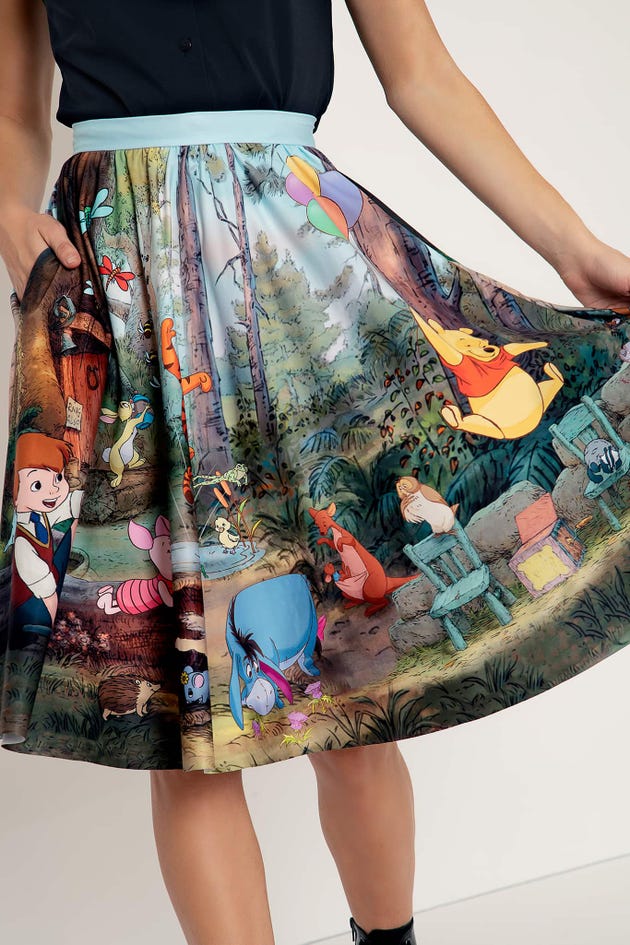 Pooh And Pals Pocket Midi Skirt