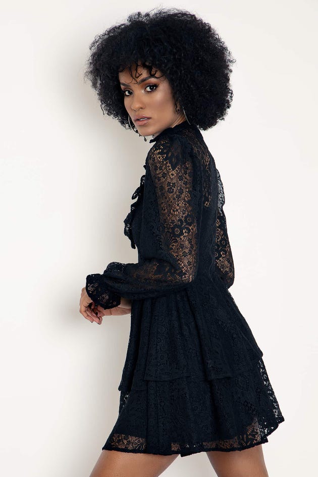 Immortal Lace Tier Dress - Limited