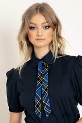 Tartan Blue Tie
