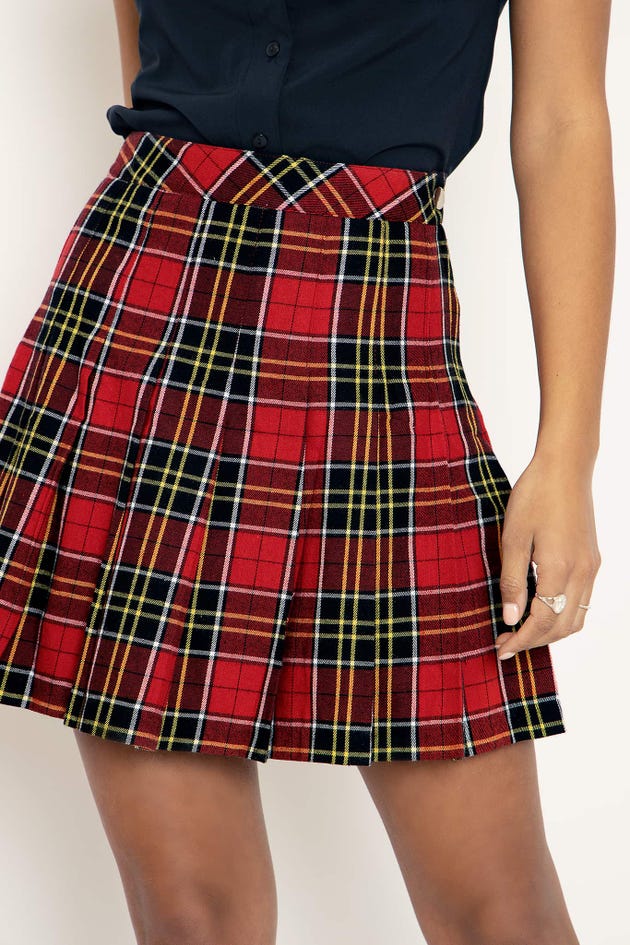 Tartan Gryffindor High School Skirt - Limited