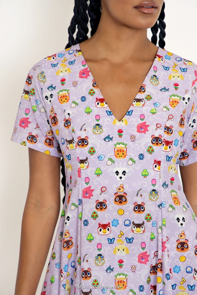 Animal Crossing Filigree V Dress